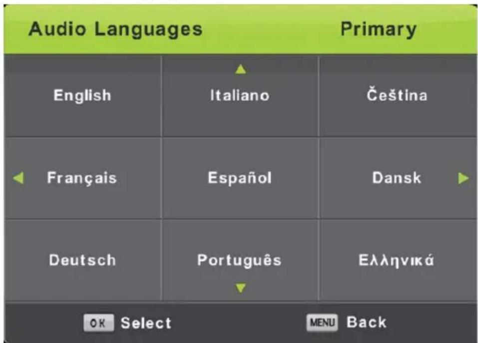 LENCO DVL3242 - Audio Languages - 1