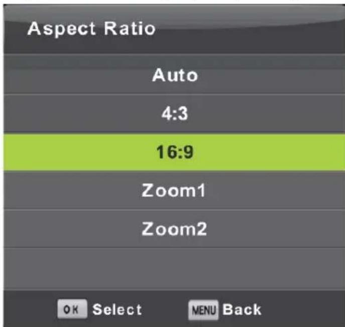 LENCO DVL3242 - Aspect Ratio (Rapport de l'écran) - 1