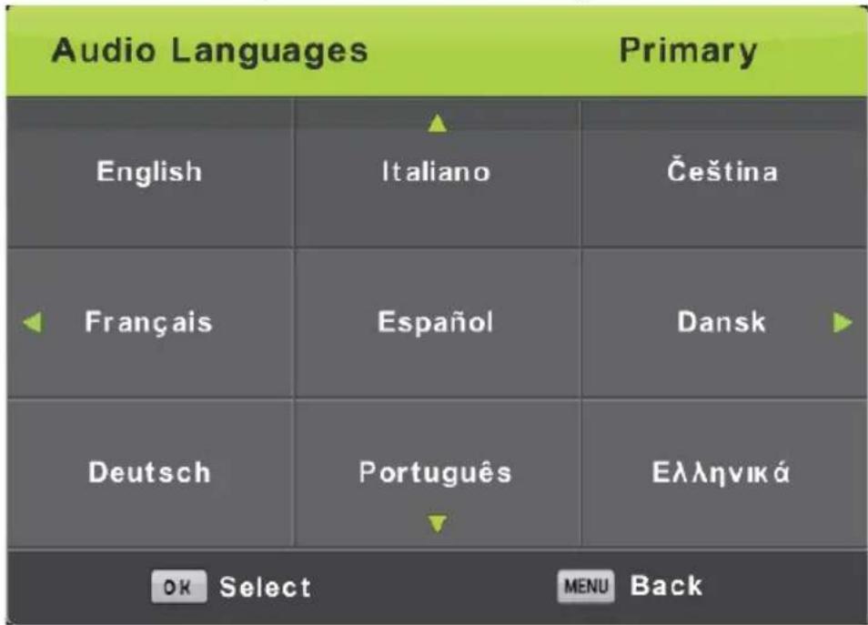 LENCO DVL3242 - Audio Languages (Langues audio) - 1