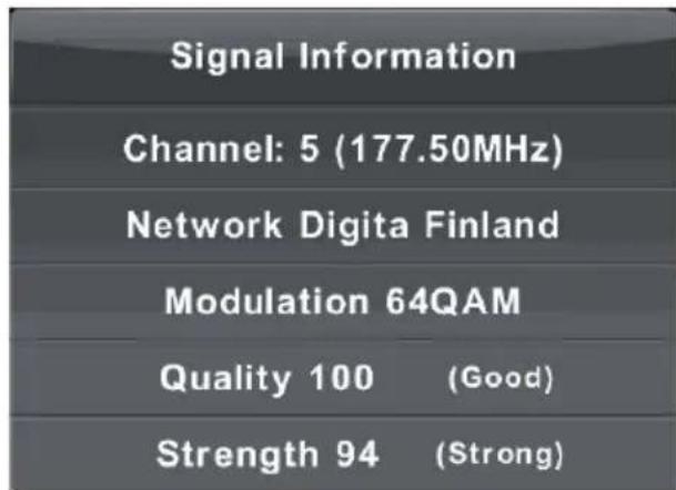 LENCO DVL3242 - Signal Information (Signalinformation) - 1