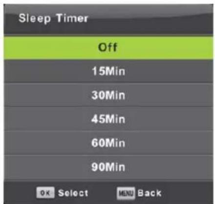 LENCO DVL3242 - Sleep Timer - 1