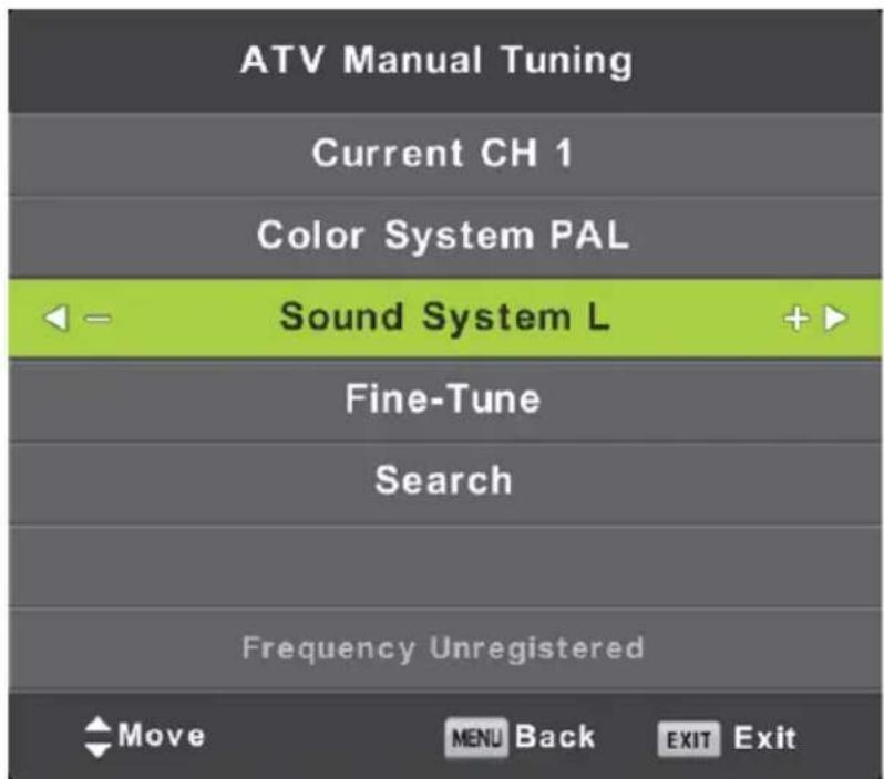 LENCO DVL3242 - ATV Manual Tuning - 1