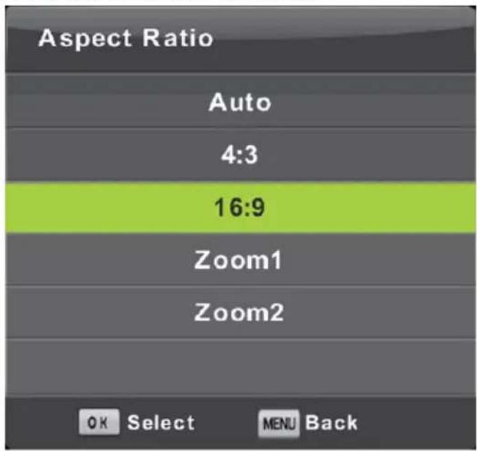 LENCO DVL3242 - Aspect Ratio (Aspectverholding) - 1