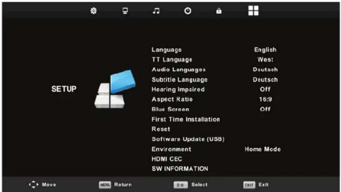 LENCO DVL3242 - Menu Configuration - 1