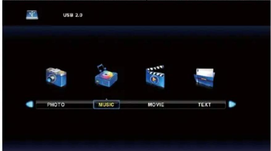 LENCO DVL3242 - Music Menu - 1