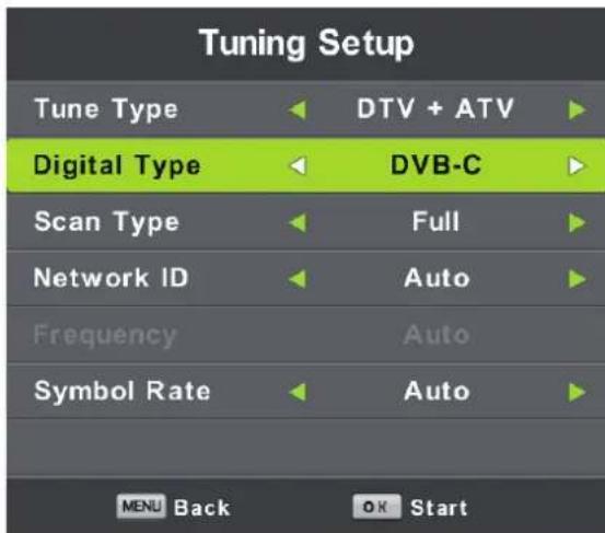 LENCO DVL3242 - Symtonisation automatique de cable (DVB-C) : - 1
