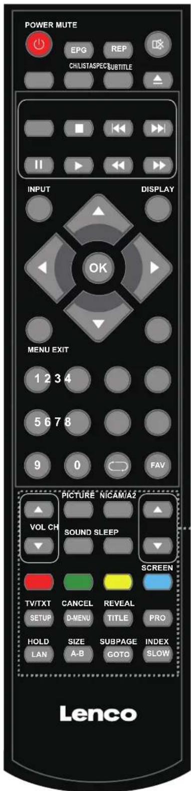 LENCO DVL3242 - Telecommande - 1