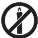 SHARP Aquos LC49UI8872ES - De modo a prevenir incendios,    mantha velas e outras    chamas abertas sempre    longearethestoroduo. - 1