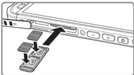 CAT S40 - Installation d'une ou plusieurs cartes SIM nano - 1