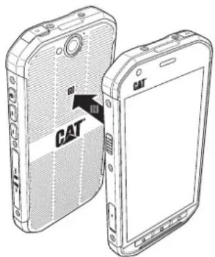 CAT S40 - Envoyer du contenu via NFC - 1