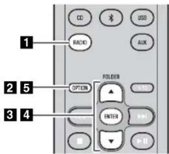 YAMAHA MCRB043DAB - Comprobación de la intensidad de la seals de las emisoras DAB (menu de options) - 1