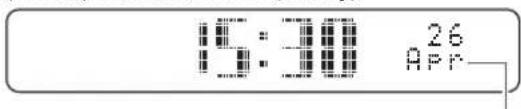 YAMAHA MCRB043DAB - Clock display - 2