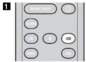 YAMAHA MCRB043DAB - Écoute d'un dispositif USB - 1