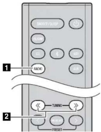 YAMAHA MCRB043DAB - Välja en FM-radiostation - 1