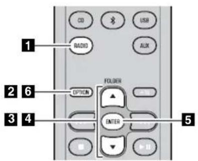 YAMAHA MCRB043DAB - Présélection de stations DAB (télécommande uniquement) - 2