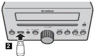 YAMAHA MCRB043DAB - Lyssna pa en USB-enhet - 2