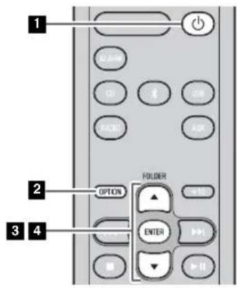 YAMAHA MCRB043DAB - REGOLAZIONE DELL'OROLOGIO (MENU OPTION) - 1