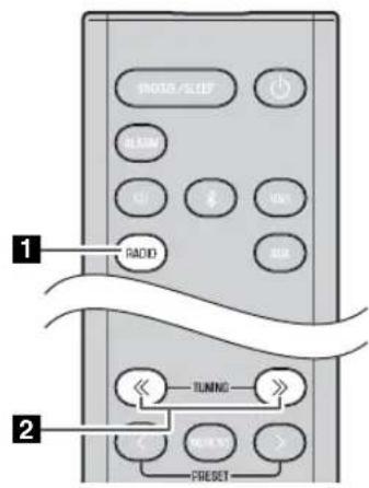 YAMAHA MCRB043DAB - Selecting DAB stations - 1