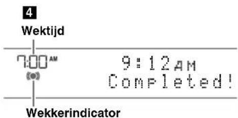 YAMAHA MCRB043DAB - Deijd en het type van de wekker instellen (optiemanu) - 3