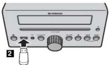 YAMAHA MCRB043DAB - Écoute d'un dispositif USB - 2