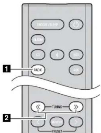 YAMAHA MCRB043DAB - Een FM-zender selecteren - 1