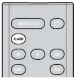 YAMAHA MCRB043DAB - Attivazione/disattivazione della sveglia - 1