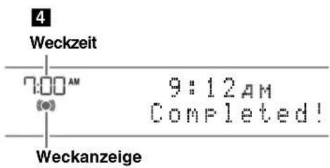 YAMAHA MCRB043DAB - Einstellen der Weckzeit und des Weckertypes (Optionsmenu) - 3
