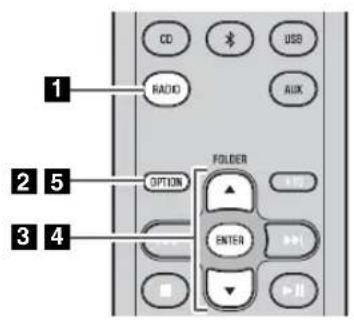 YAMAHA MCRB043DAB - De signalsterkte van DAB-zenders controleren (Optienu) - 1