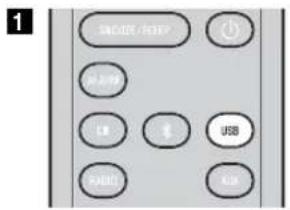 YAMAHA MCRB043DAB - Lyssna pa en USB-enhet - 1