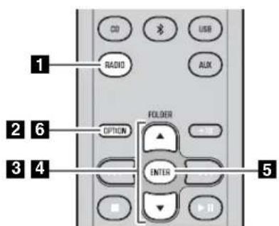 YAMAHA MCRB043DAB - Eliminacion de una presintonia guardada (menu de options) - 1