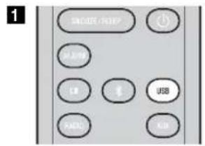 YAMAHA MCRB043DAB - Wiedergabe eines USB-Geräts - 1