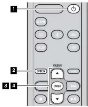 YAMAHA MCRB043DAB - DE KLOK AFSTELLEN (OPTIEMENU) - 1