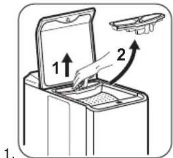 ZANUSSI ZWY61225BW - REINIGEN DER WASCHMITTELSCHUBLADE - 1