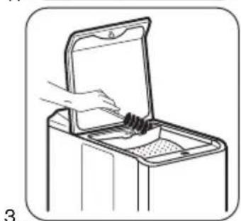 ZANUSSI ZWY61225BW - HET WASMIDDELDOSEERBAKJE REINIGEN - 2