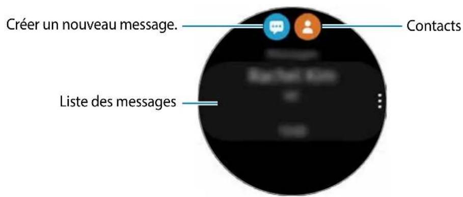 SAMSUNG Galaxy Watch Active 2 - Envoyer des messages - 2