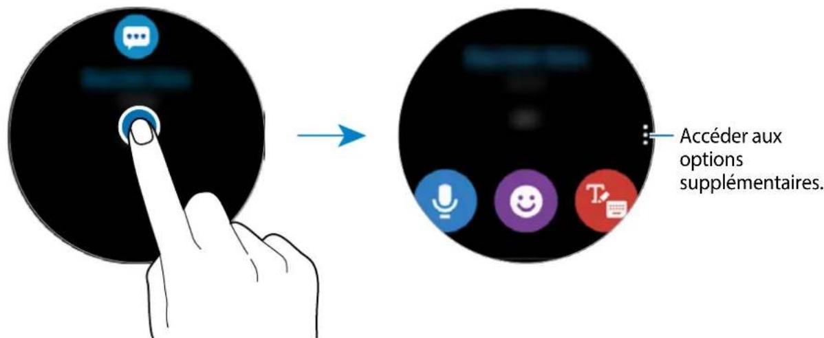 SAMSUNG Galaxy Watch Active 2 - Afficher les notifications entrantes - 1