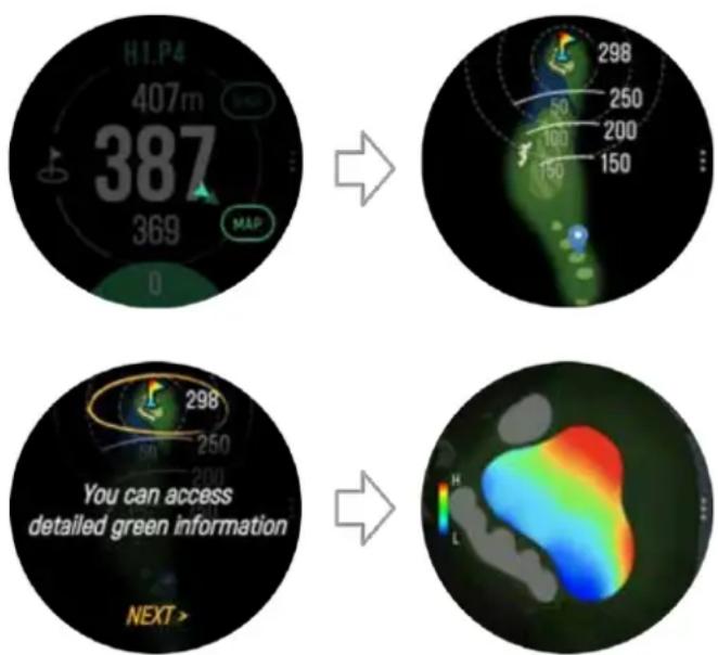 SAMSUNG Galaxy Watch Active 2 - Green Map - 1