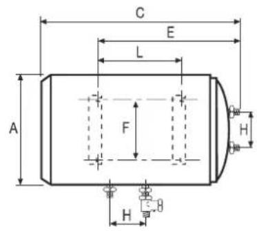 COINTRA Aral TNC PLUS 80 H - Thermostat réglable de l'extérieur - 7