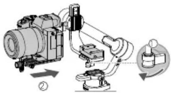 DJI RoninSC - 安装相机 - 3