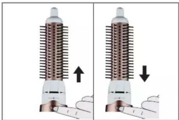 GRUNDIG Profi Curls & Volume HS7880 - Changing the styling attachments - 1