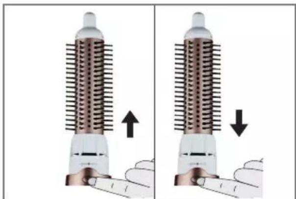 GRUNDIG Profi Curls & Volume HS7880 - Cambiar los accesorios de peinado - 1