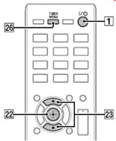 SONY CMTSBT20B - Ajuste del reloj - 1