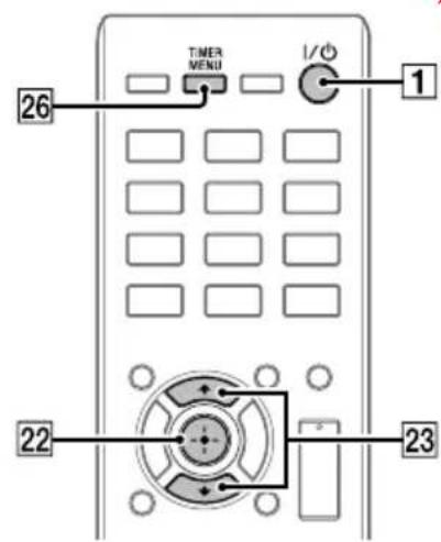 SONY CMTSBT20B - De klok instellen - 1