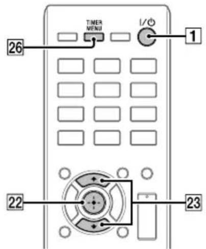 SONY CMTSBT20B - Impostazione dell'orologio - 1