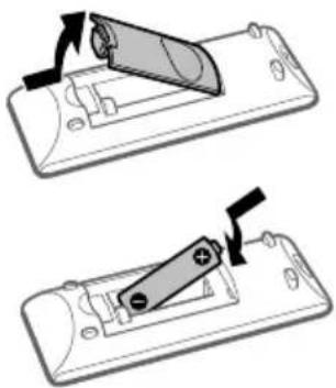 SONY CMTSBT20B - Przygotowanie pilota - 1