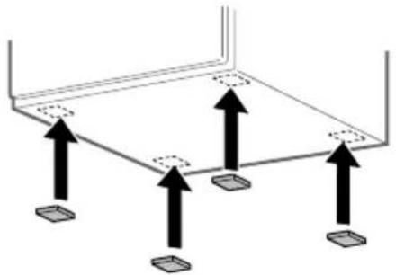 SONY CMTSBT20B - Mocowanie podkrajadek pod gośniki - 1