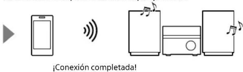 SONY CMTSBT20B - Emparejamento con un dispositivo que tiene funcional NFC (pagina 22) - 2