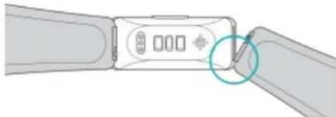 FITBIT Inspire HR - Fixation d'un bracelet - 1