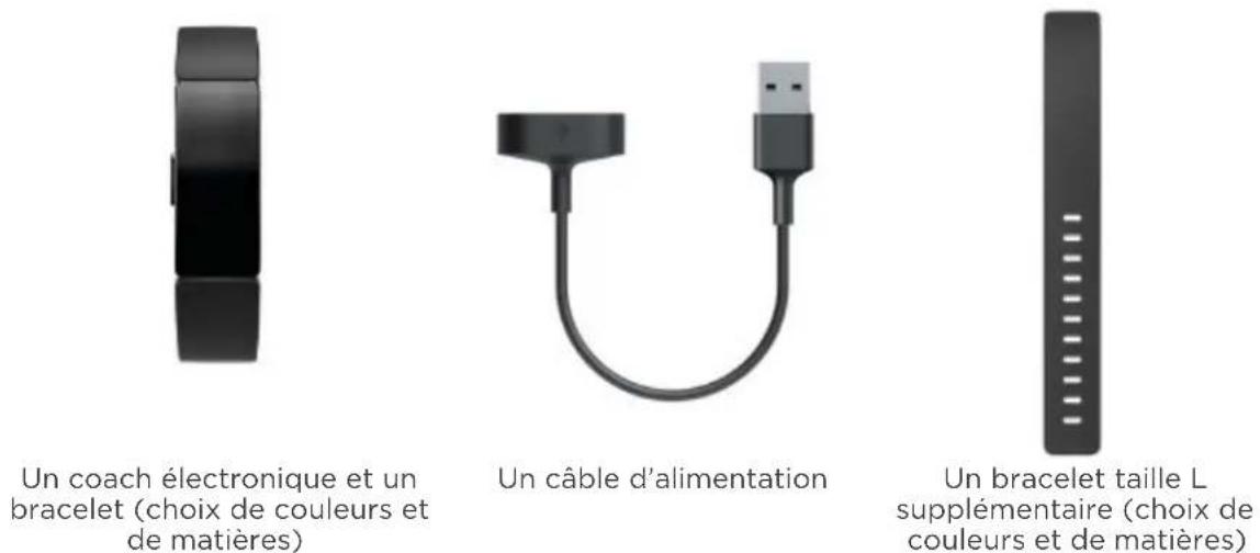 FITBIT Inspire HR - Contenu de la boîte - 1