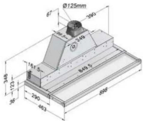 NOVY D661 - INBOUW IN WANDKAST - 10